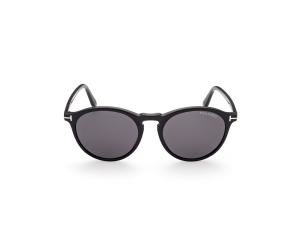 TOM FORD FT0904 01A Solbrille Sort med Grå / Sort glass