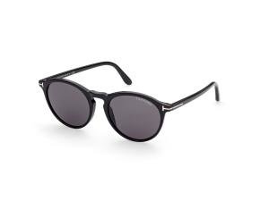 TOM FORD FT0904 01A Solbrille Sort med Grå / Sort glass