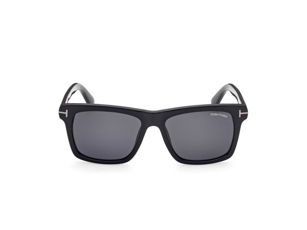 TOM FORD FT0906-N 01A Solbrille Sort med Grå / Sort glass