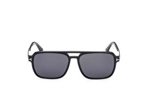 TOM FORD FT0910 01A Solbrille Sort med Grå / Sort glass