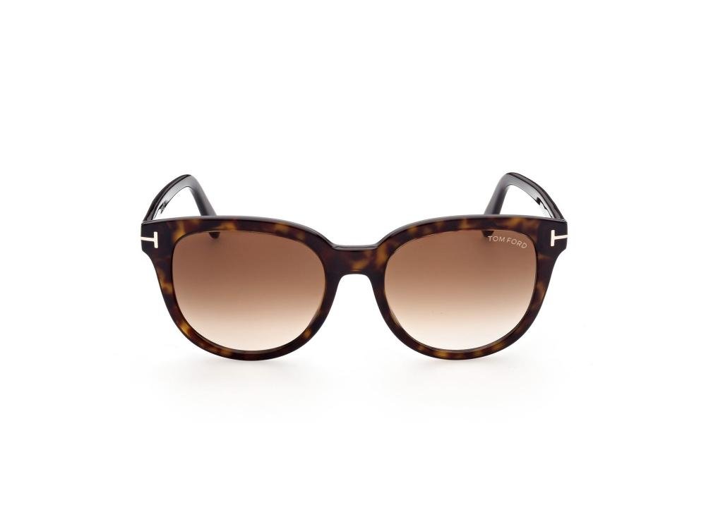 TOM FORD FT0914 52F Solbrille Brun med Brun glass