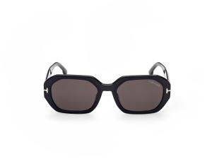 TOM FORD FT0917 01A Solbrille Sort med Grå / Sort glass