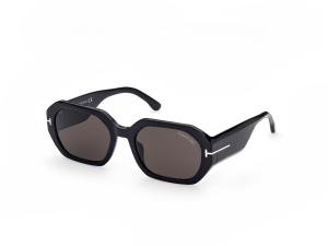 TOM FORD FT0917 01A Solbrille Sort med Grå / Sort glass