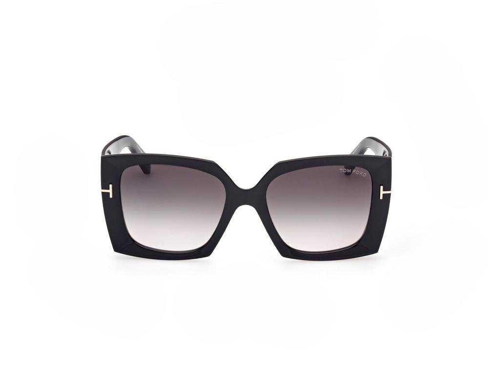 TOM FORD FT0921 01B Solbrille Sort med Grå / Sort glass