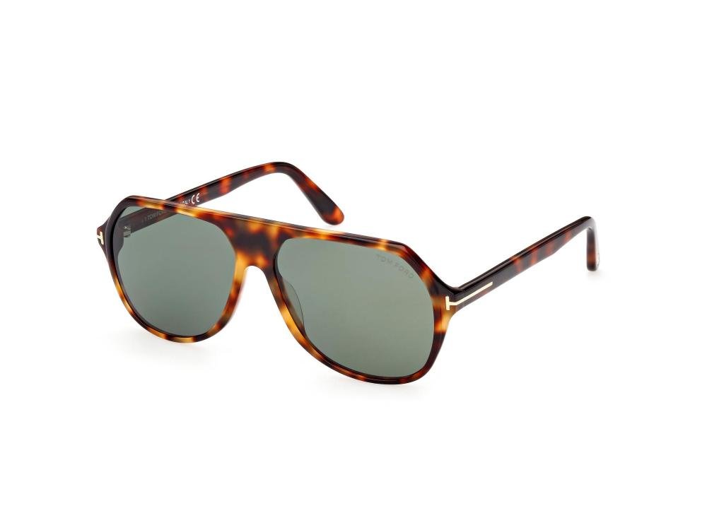 TOM FORD FT0934 53N Solbrille Multi med Grønn glass