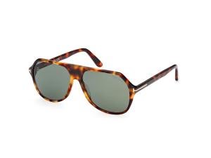 TOM FORD FT0934 53N Solbrille Multi med Grønn glass