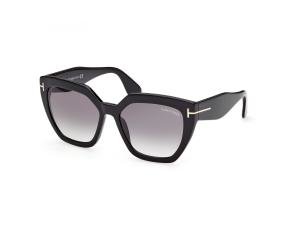 TOM FORD FT0939 01B Solbrille Sort med Grå / Sort glass