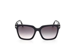 TOM FORD FT0952 01B Solbrille Sort med Grå / Sort glass