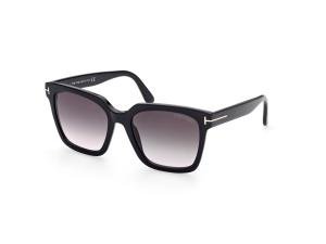 TOM FORD FT0952 01B Solbrille Sort med Grå / Sort glass