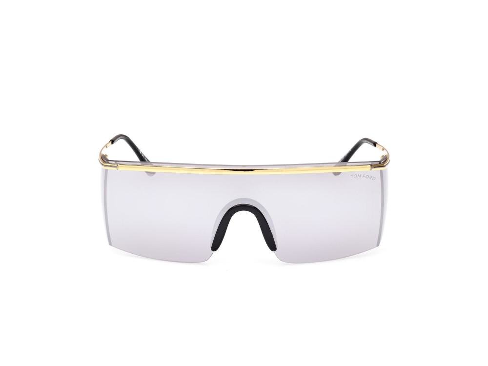 TOM FORD FT0980 30C Solbrille Gull med Annet glass