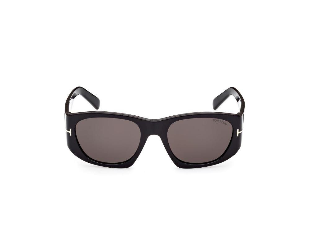 TOM FORD FT0987 01A Solbrille Sort med Grå / Sort glass