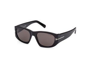 TOM FORD FT0987 01A Solbrille Sort med Grå / Sort glass