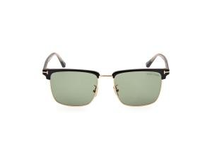 TOM FORD FT0997-H 01N Solbrille Sort med Brun glass