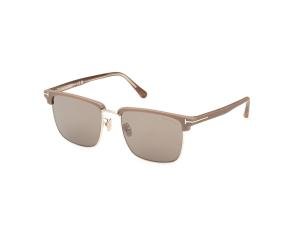 TOM FORD FT0997-H 52L Solbrille Brun med Brun glass