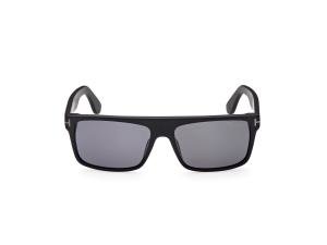 TOM FORD FT0999-N 02D Solbrille Sort med Grå / Sort glass