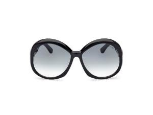 TOM FORD FT1010 01B Solbrille Sort med Grå / Sort glass