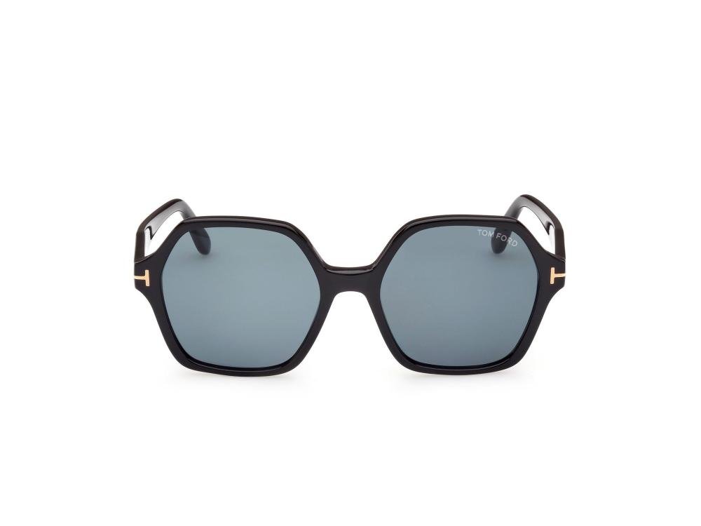 TOM FORD FT1032 01A Solbrille Sort med Grå / Sort glass