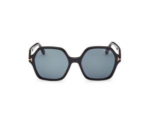 TOM FORD FT1032 01A Solbrille Sort med Grå / Sort glass