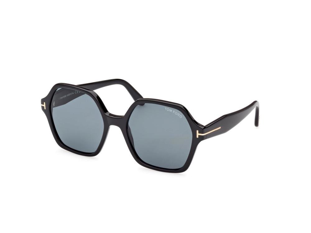 TOM FORD FT1032 01A Solbrille Sort med Grå / Sort glass