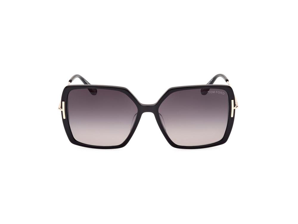 TOM FORD FT1039 01B Solbrille Sort med Grå / Sort glass