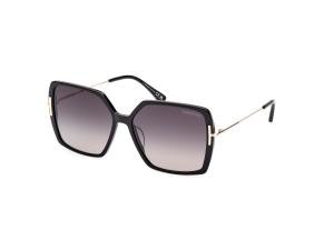 TOM FORD FT1039 01B Solbrille Sort med Grå / Sort glass