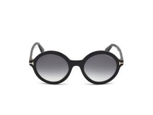 TOM FORD NICOLETTE-02 FT0602 001 Solbrille Sort med Grå / Sort glass