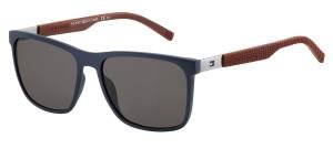 TOMMY HILFIGER TH 1445/S LCN Solbrille Blå med Grå / Sort glass