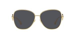 VERSACE VE2256 100287 Solbrille Gull med Grå / Sort glass