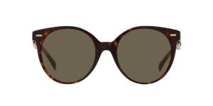 VERSACE VE4442 GB1/81 Solbrille Brun med Brun glass