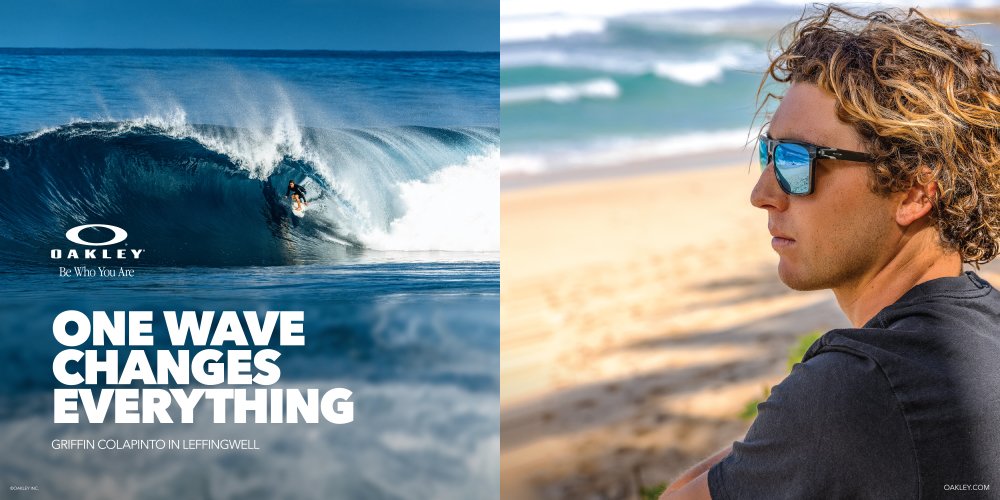 Oakley on wave