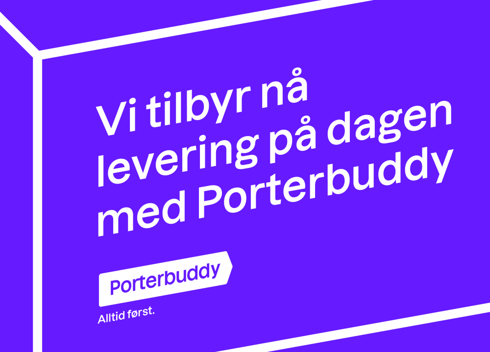 Levering med Porterbuddy