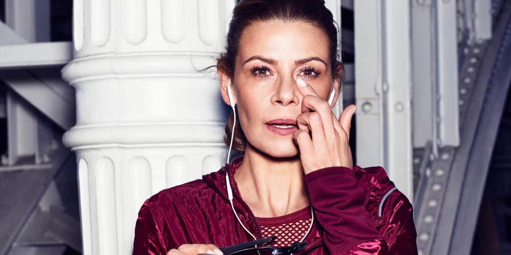 Dame med tørre øyne