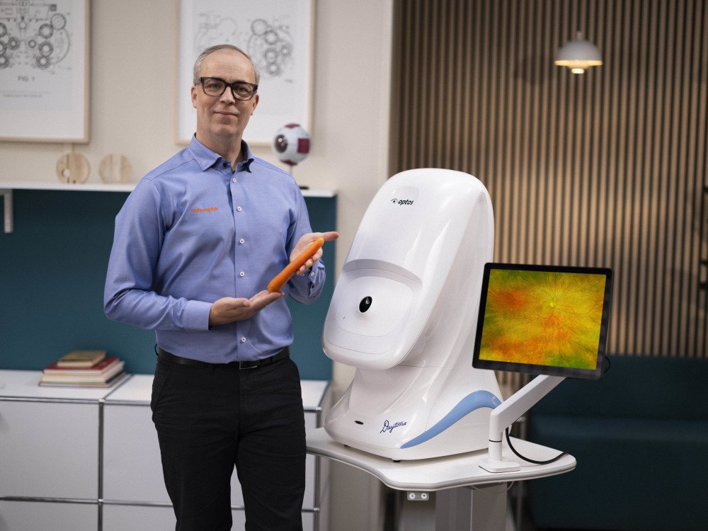 Optker med gullerot forran aparater