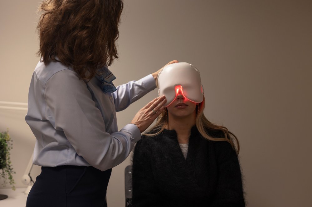 LLLT behandling på ung jente